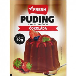 PUDDING POWDER WITH CHOCOLATE FLAVOR 40G FRESH